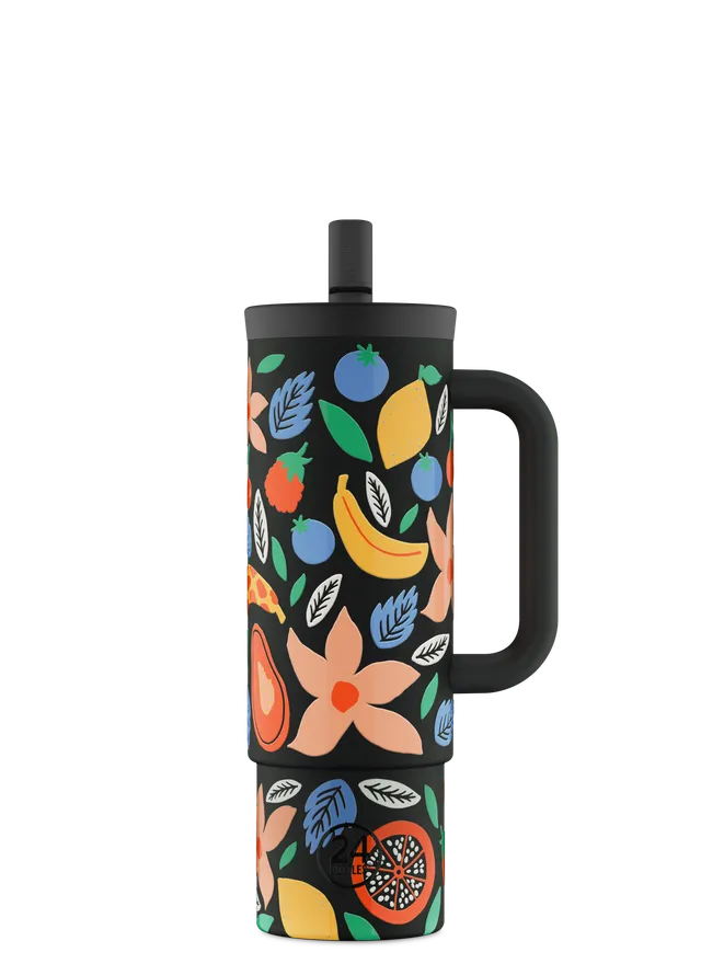 24bottles-straw-cup-trinkbecher-tropical-noir-800-ml image 1