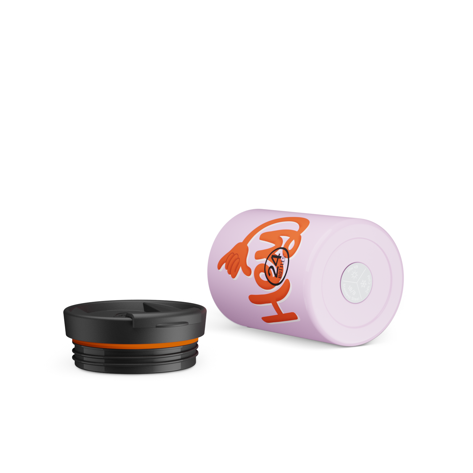 24bottles-travel-tumbler-thermobecher-350-ml-hey-pink image 2