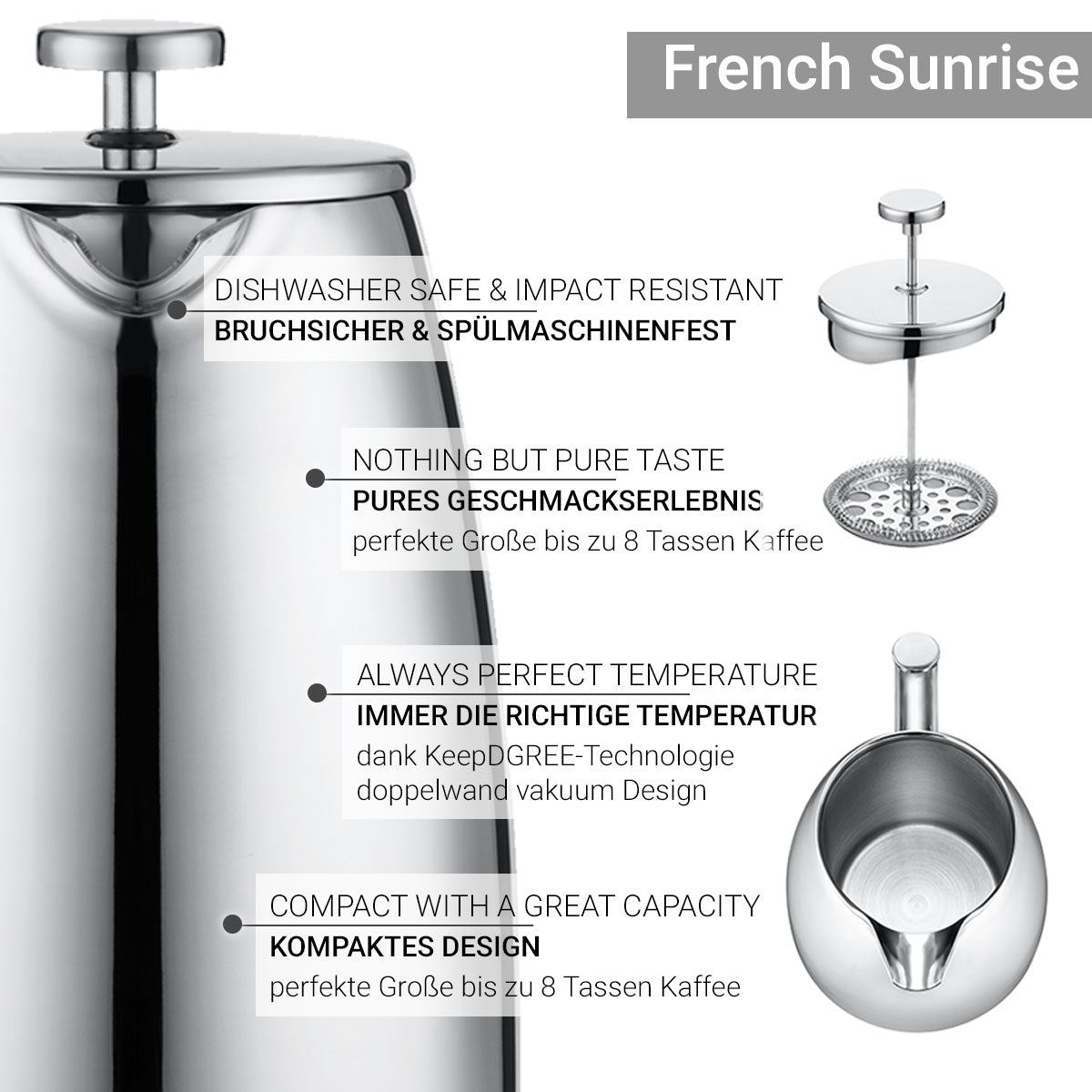 720-dgree-french-press-sunrise-isolierkanne-950ml-edelstahl image 3
