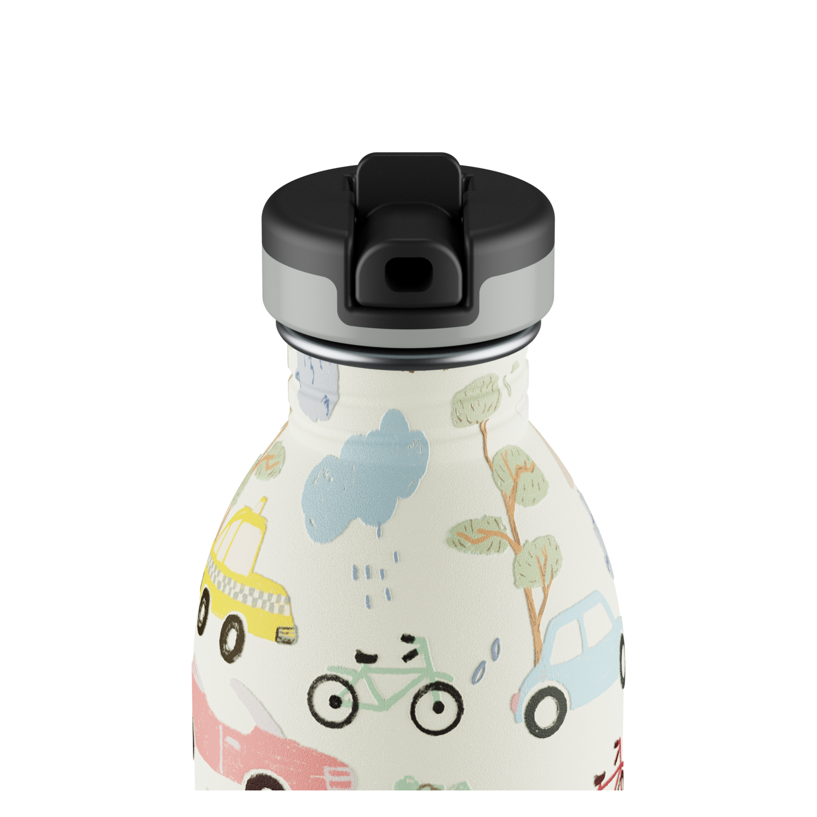 24bottles-kids-bottle-adventure-friends-trinkflasche-500-ml-strohhalm image 2