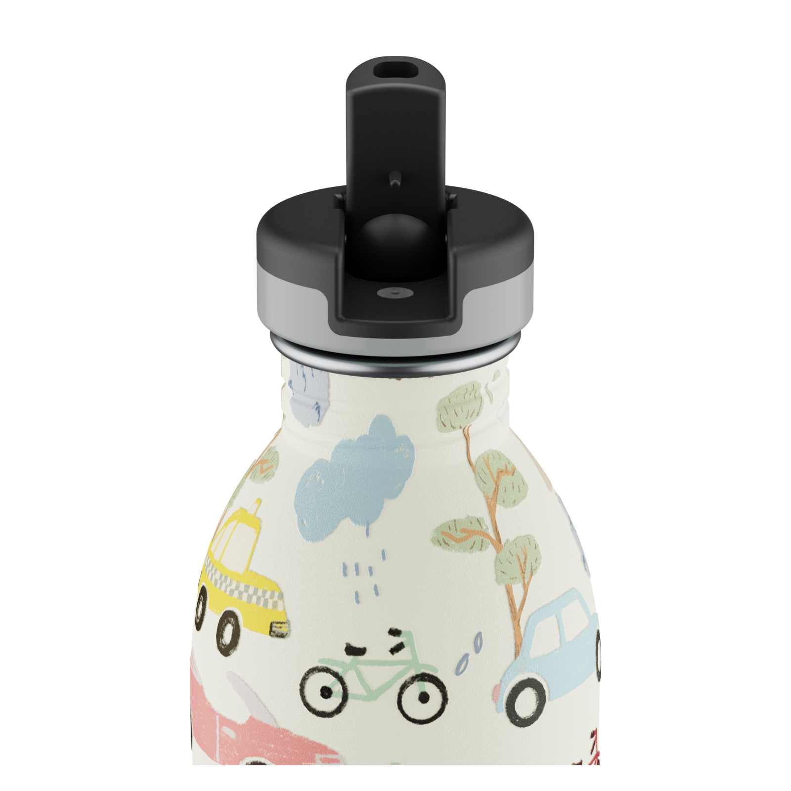 24bottles-kids-bottle-adventure-friends-trinkflasche-500-ml-strohhalm image 3