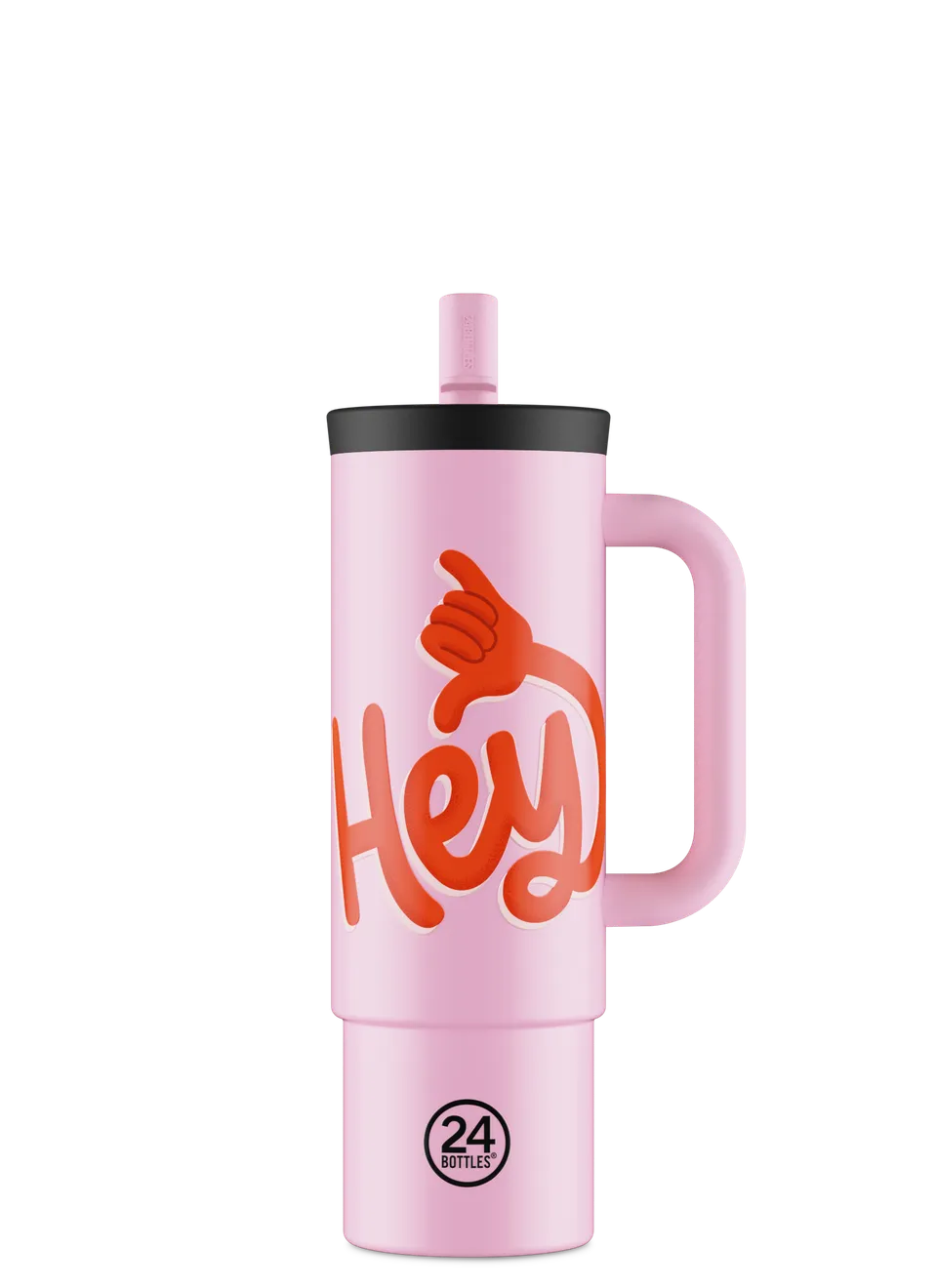 24bottles-straw-cup-hey-pink-becher-800ml-thermobecher image 1