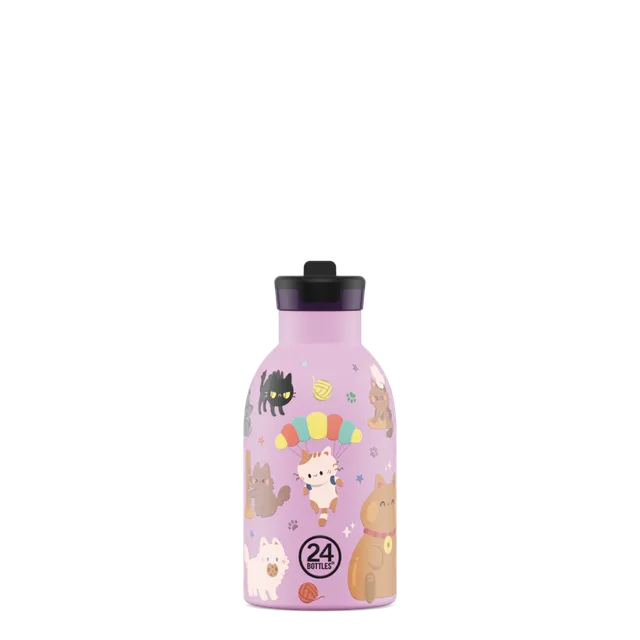 24bottles-kids-insulated-bottle-meow-friends-330-ml-thermo image 1