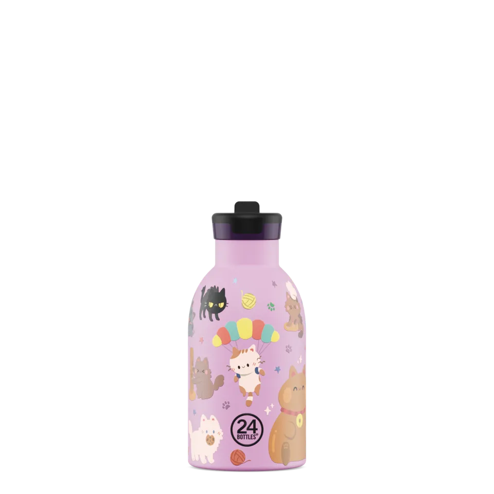 24bottles-kids-insulated-bottle-meow-friends-330-ml-thermo image 1