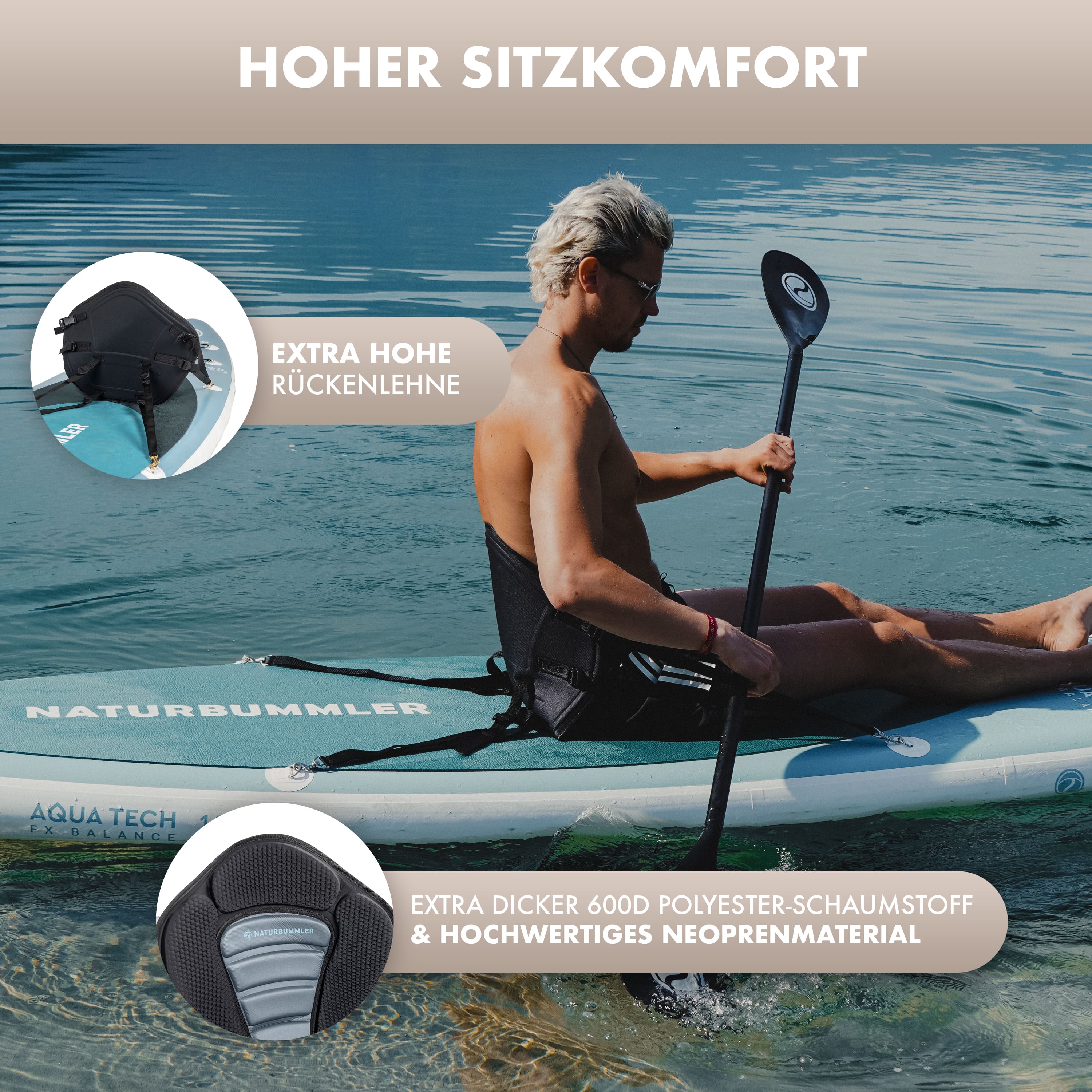 naturbummler-sup-kajaksitz-f-r-stand-up-paddling-board-mit-r-ckenlehne image 3