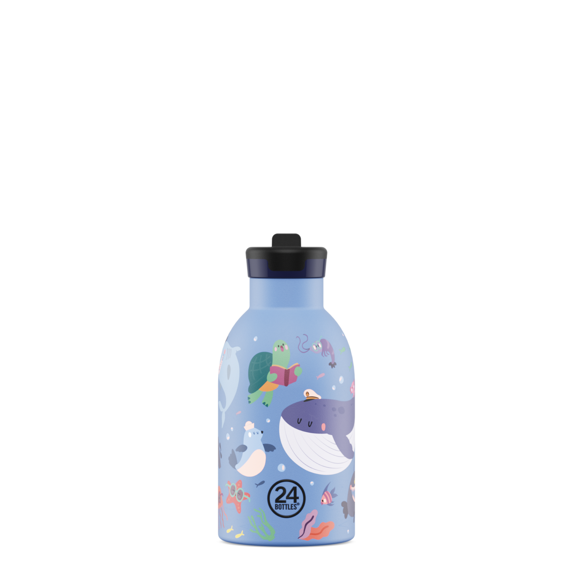 24bottles-kids-insulated-bottle-ocean-friends-330-ml-kinderflasche image 1