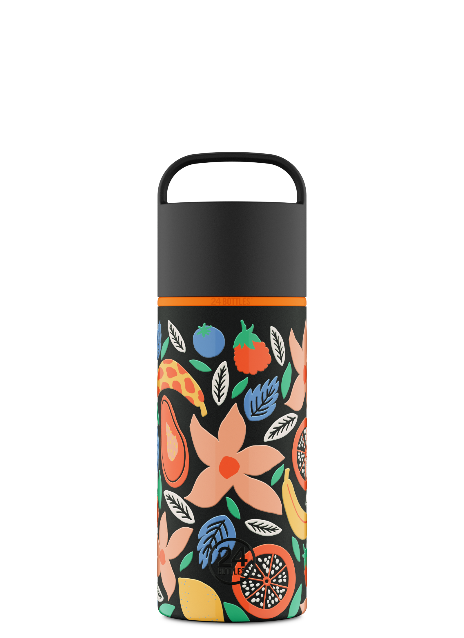 24bottles-spin-bottle-trinkflasche-tropical-noir-730-ml-leicht image 1