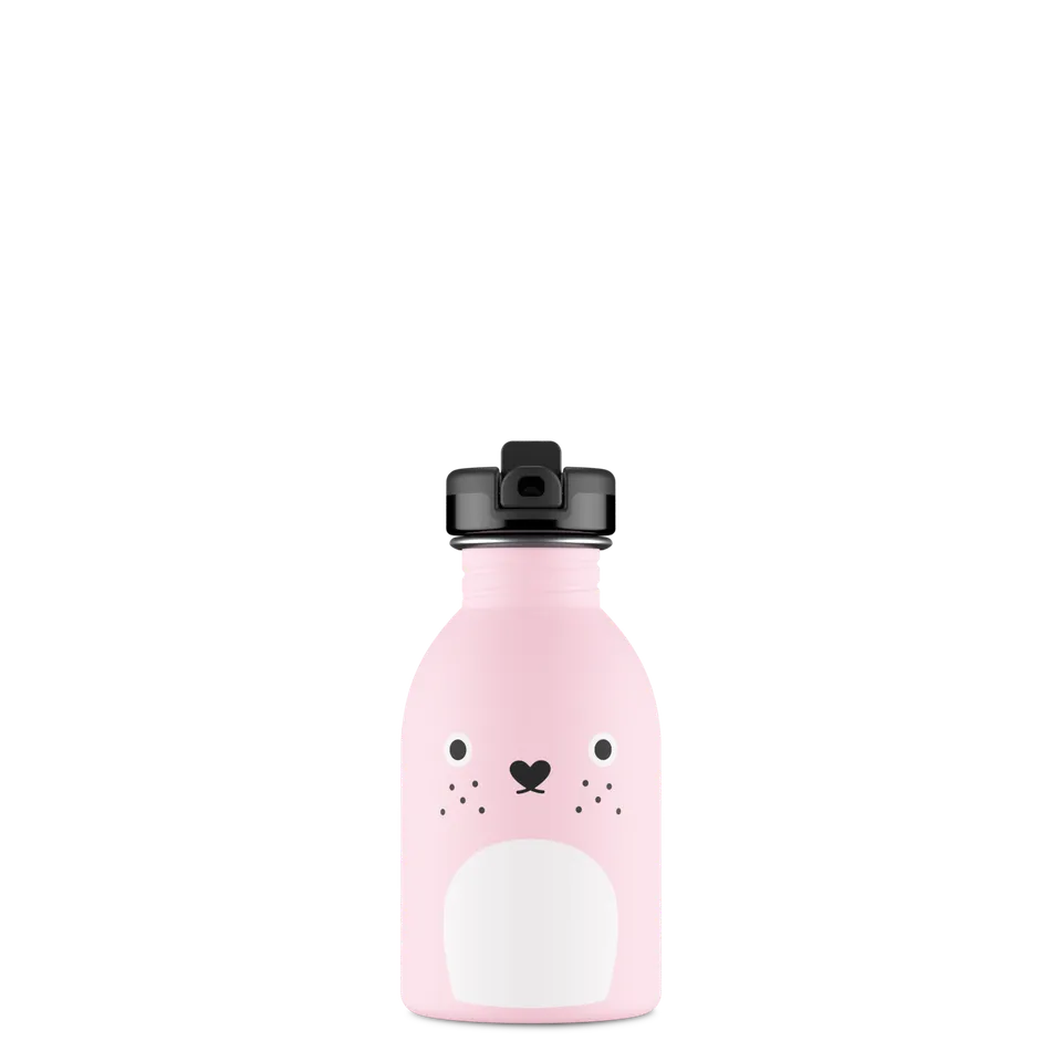 24bottles-kids-bottle-noodoll-ricecarrot-trinkflasche-250ml-strohhalm image 1