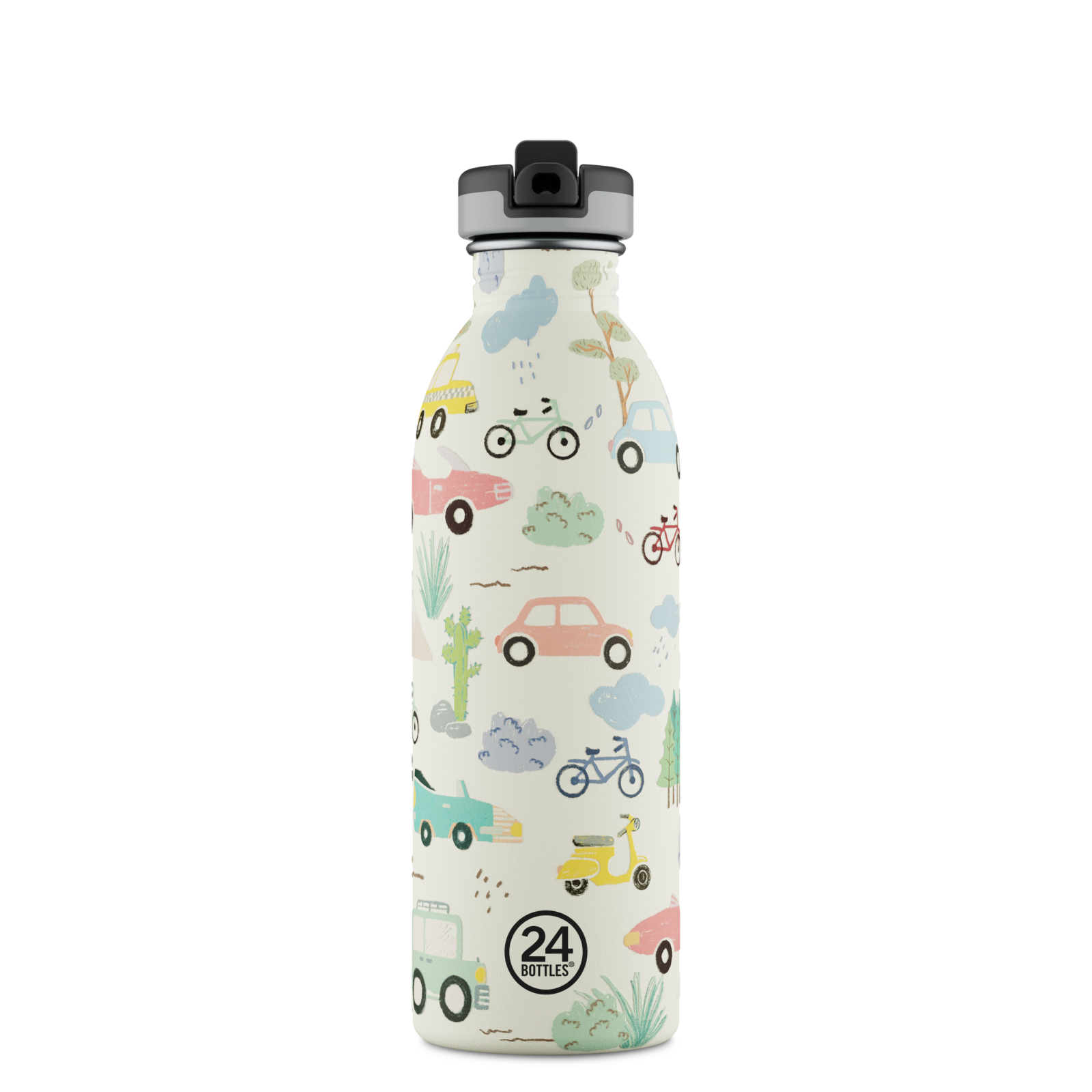 24bottles-kids-bottle-adventure-friends-trinkflasche-500-ml-strohhalm image 1