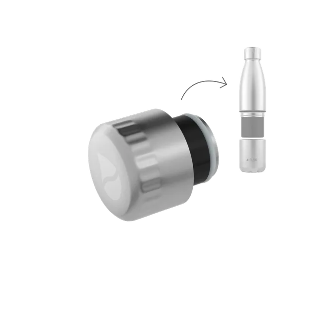 flsk-trinkflasche-mit-becher-ersatzdeckel-edelstahl image 1