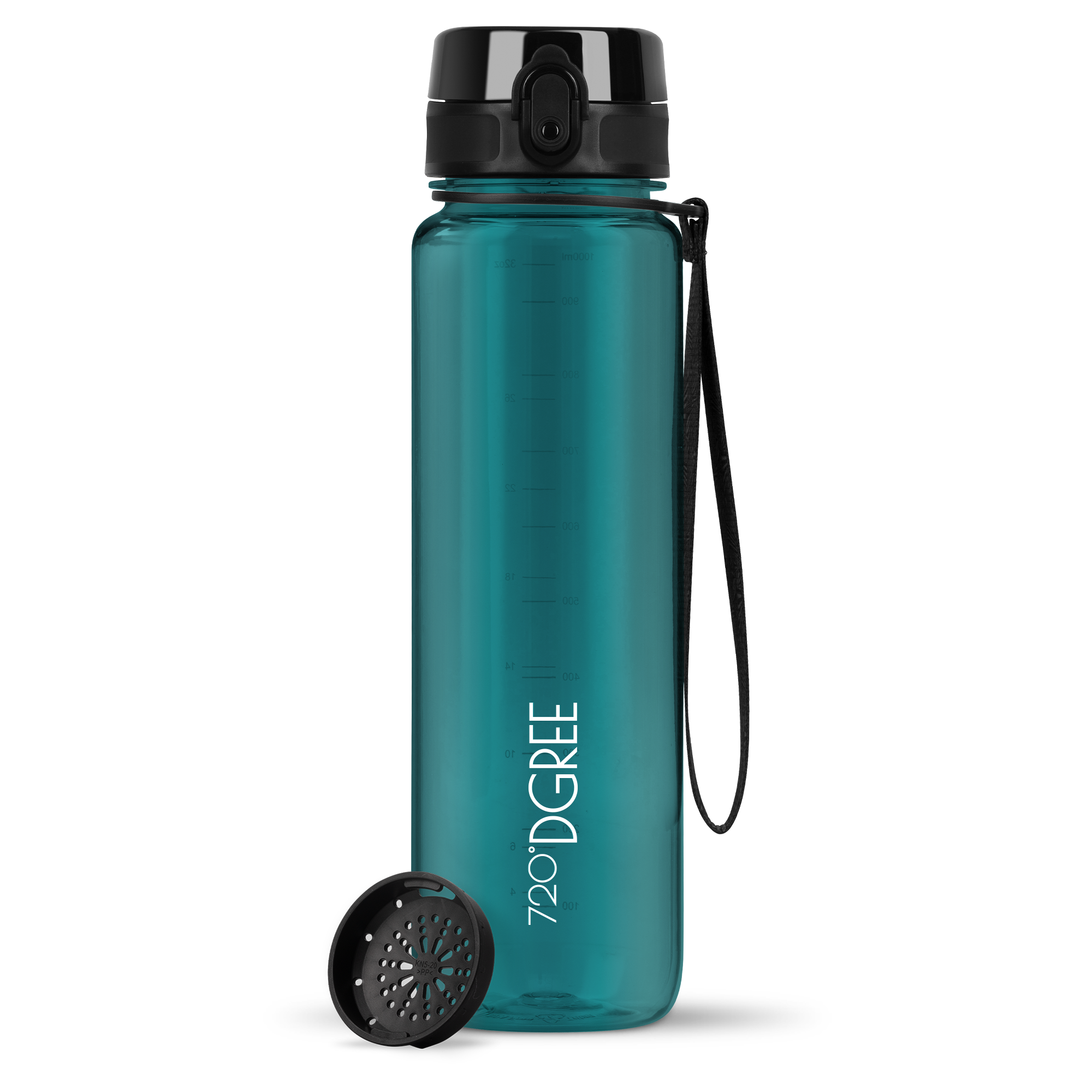 720-dgree-uberbottle-crystalclear-trinkflasche-1000ml-onyx-black image 1