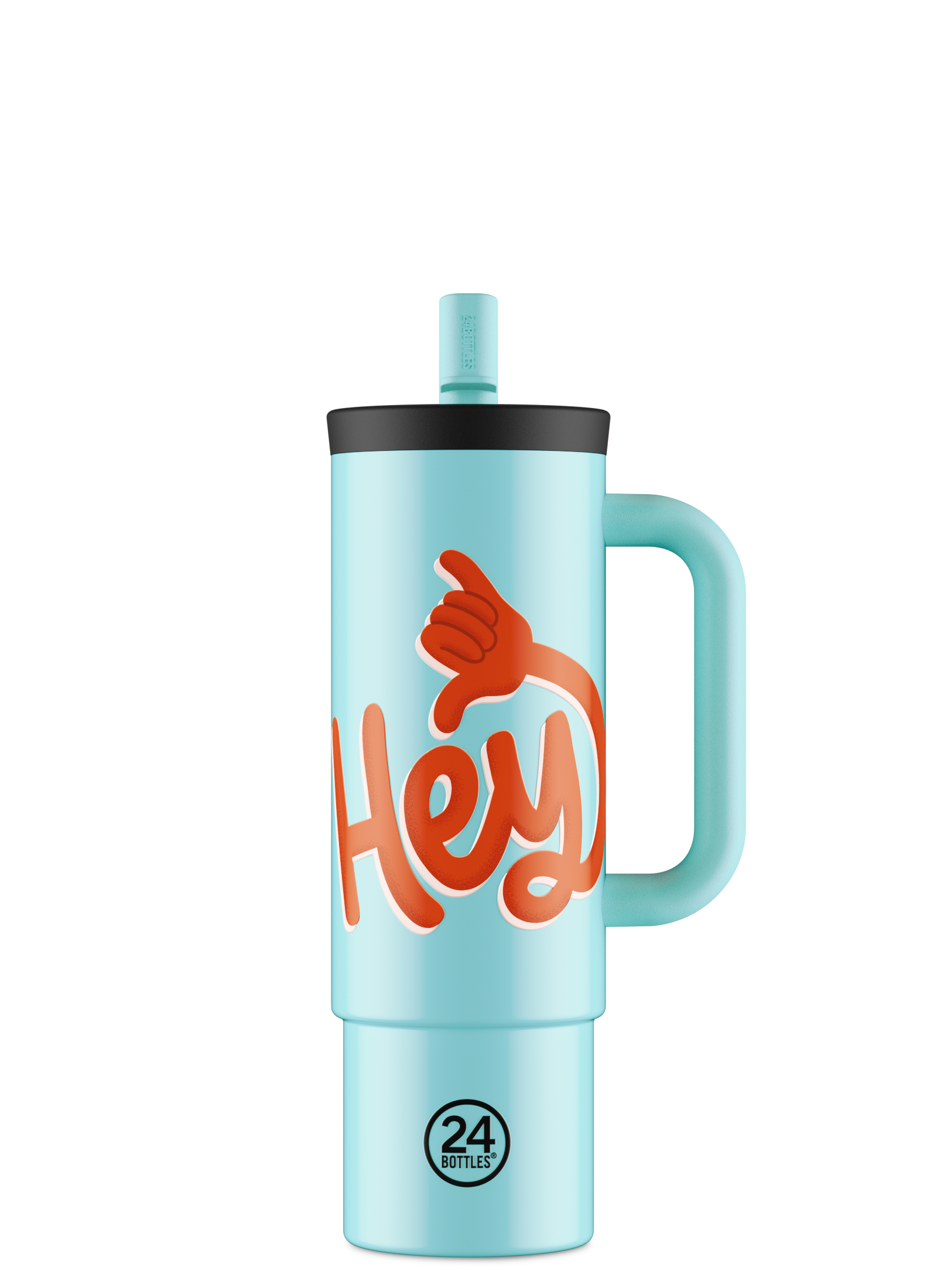 24bottles-straw-cup-hey-blue-trinkbecher-800-ml-mit-strohhalm image 1