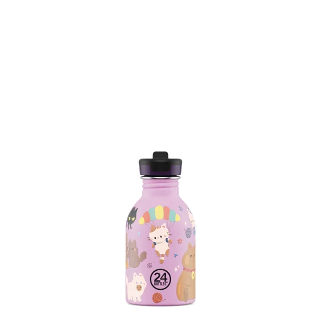 24bottles-kids-bottle-meow-friends-trinkflasche-250-ml image 1