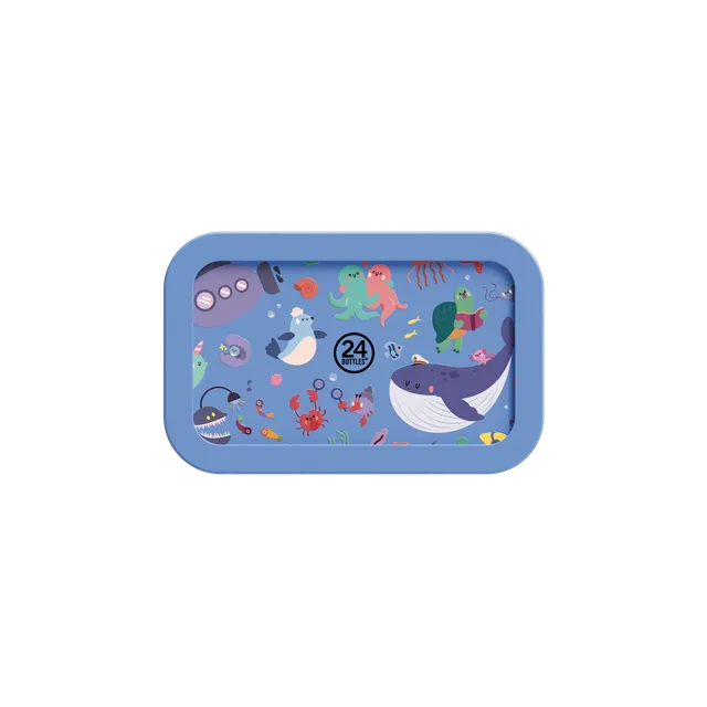 24bottles-snack-box-brotdose-ocean-friends-classic image 1