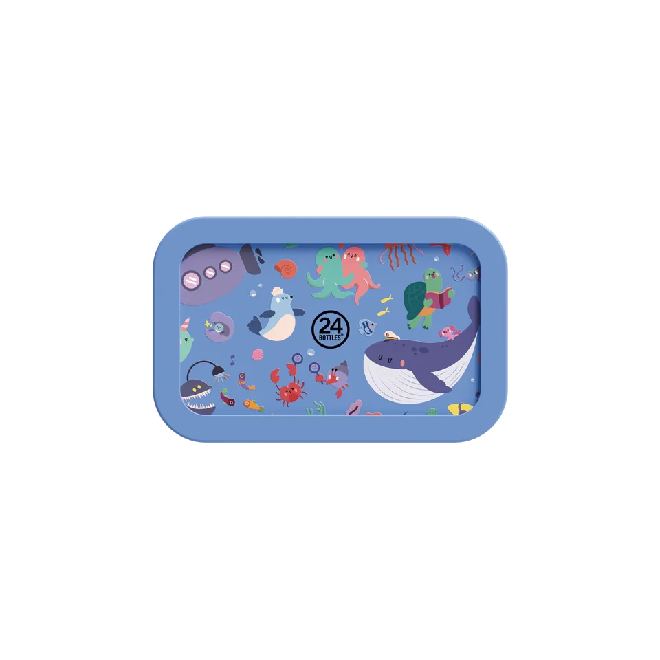 24bottles-snack-box-brotdose-ocean-friends-classic image 1