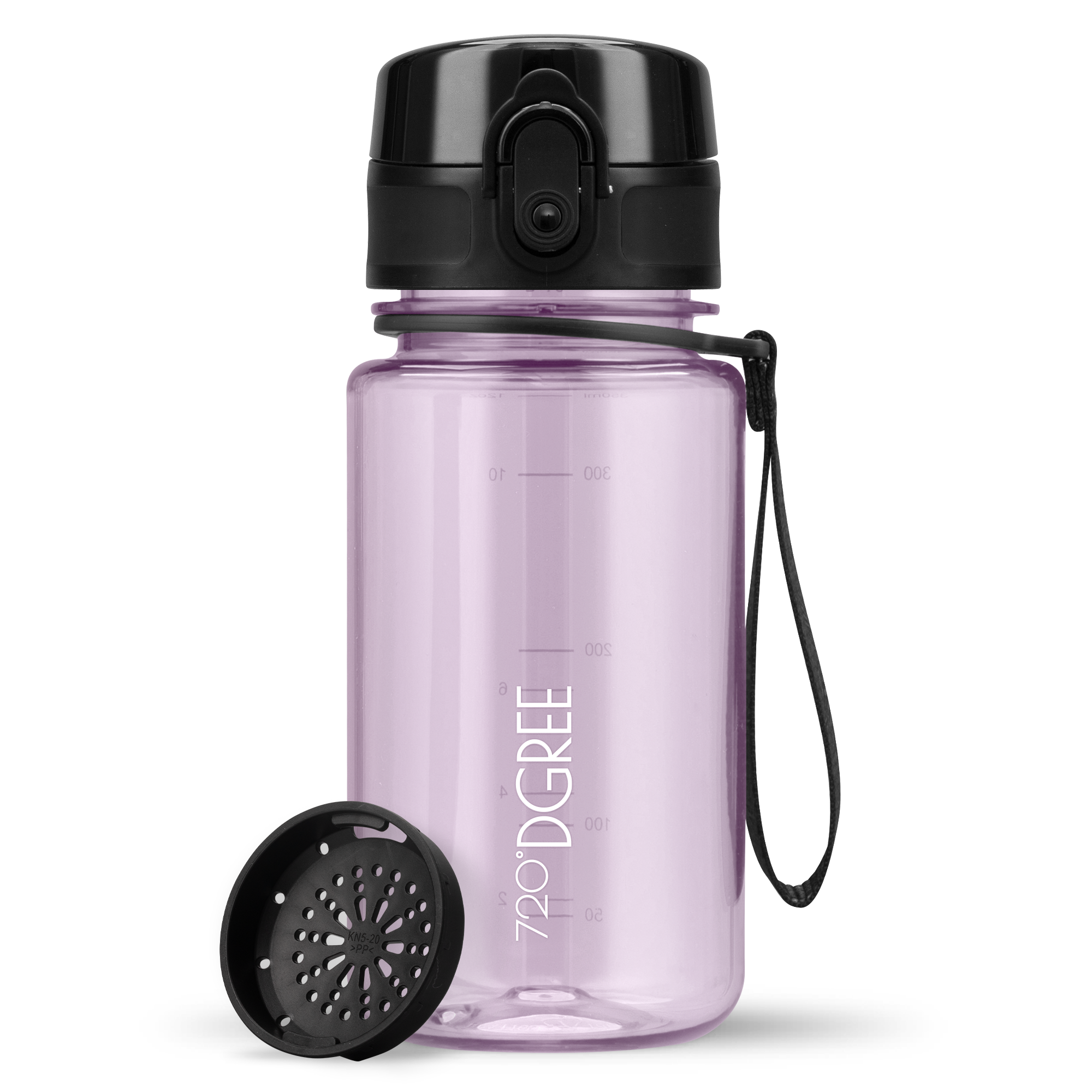 720-dgree-uberbottle-crystalclear-trinkflasche-350ml-onyx-black image 1