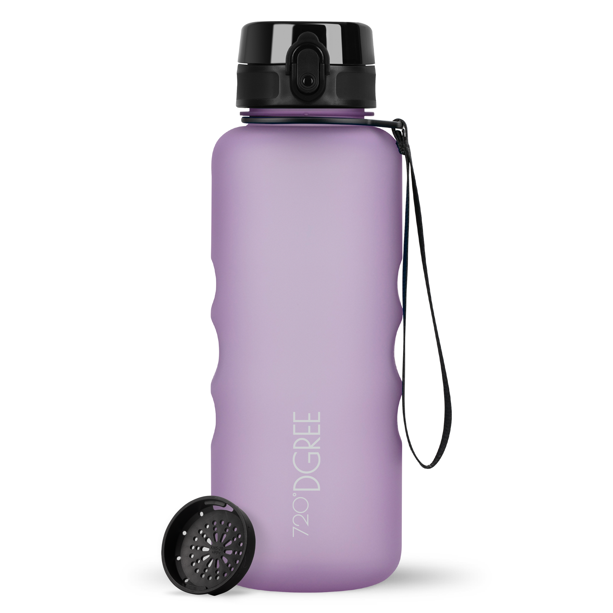 720-dgree-uberbottle-trinkflasche-1500ml-onyx-black-tritan-sieb image 1
