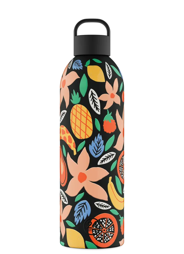24bottles-clima-bottle-thermoflasche-tropical-noir-1500-ml-griff image 1