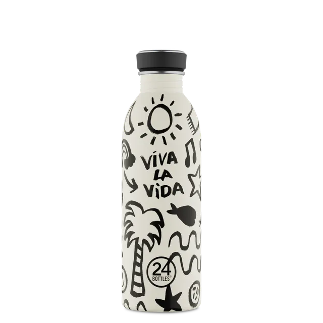 24bottles-urban-bottle-viva-la-vida-trinkflasche-500-ml-leicht image 1