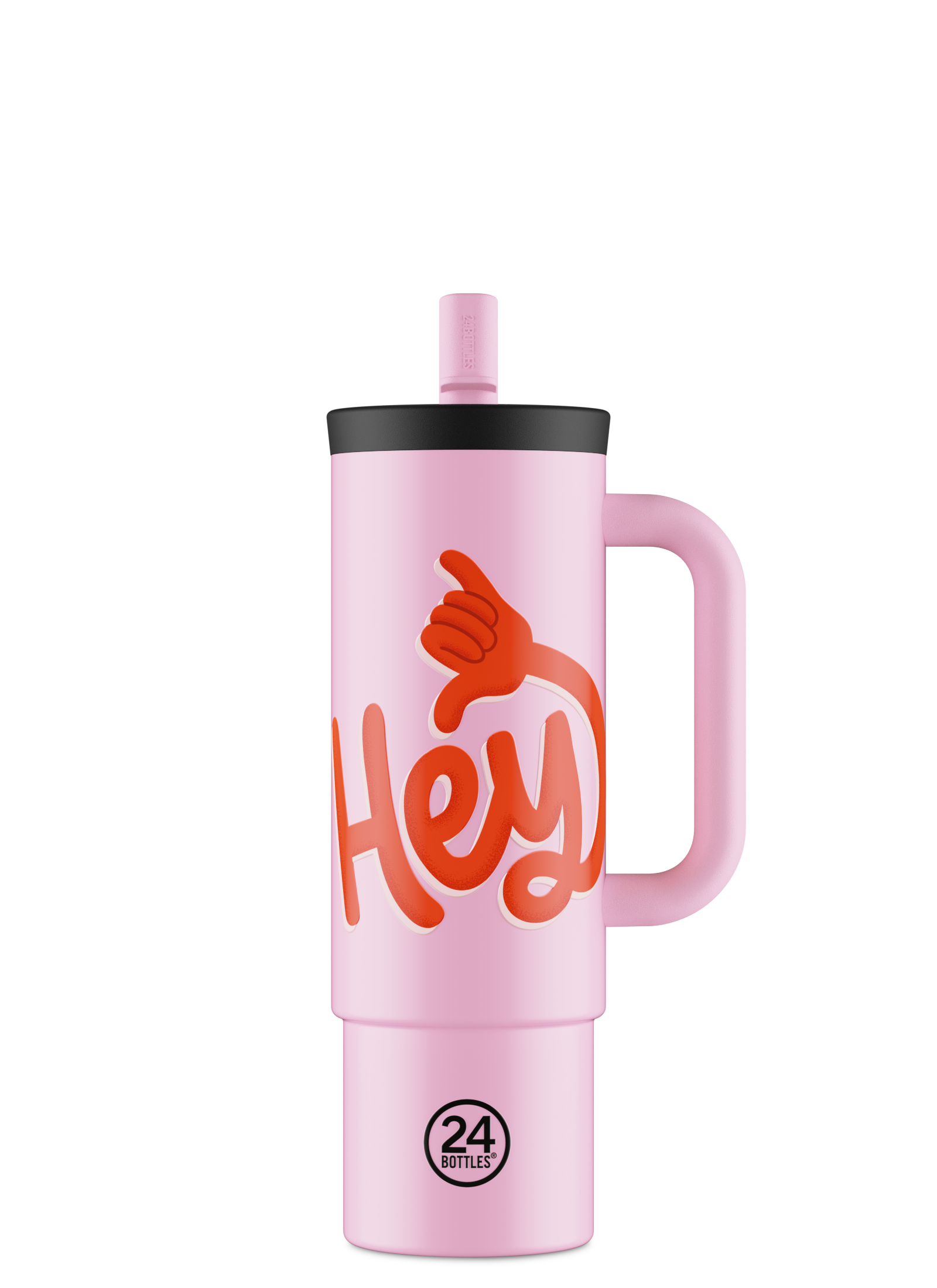 24bottles-straw-cup-hey-pink-becher-800ml-thermobecher image 1