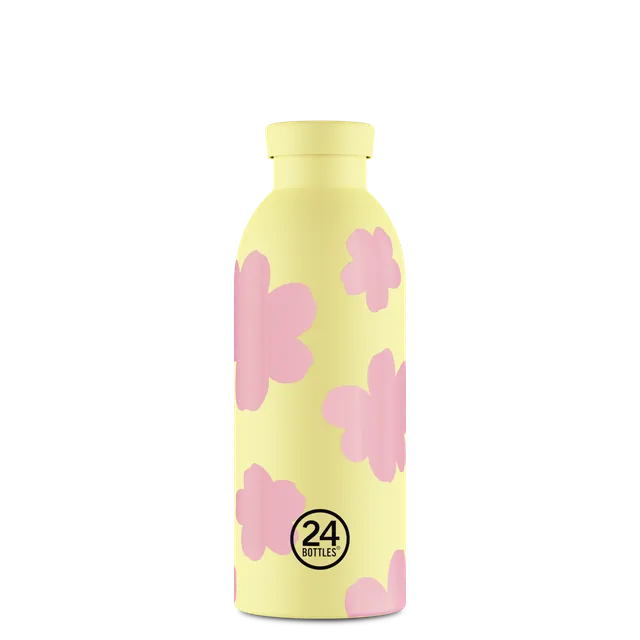 24bottles-clima-bottle-daydreaming-yellow-thermoflasche-500-ml image 1