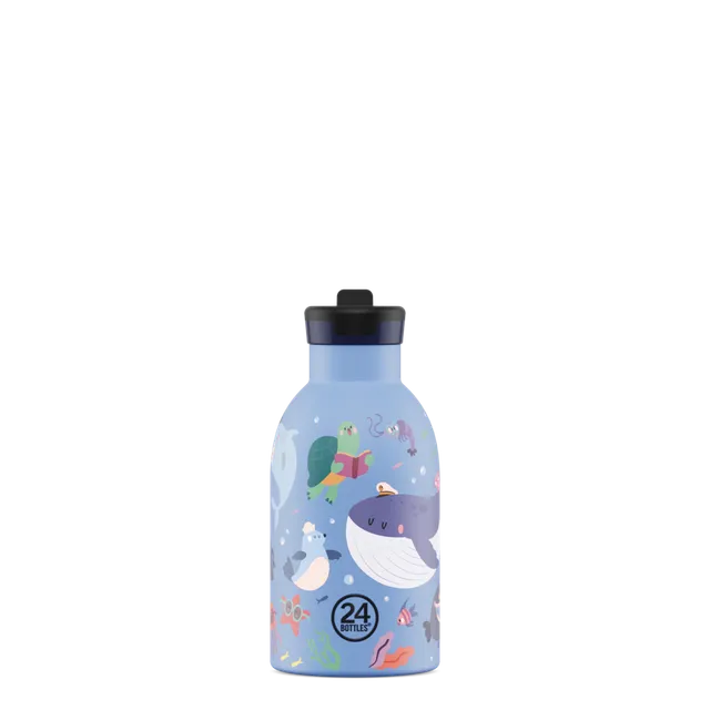 24bottles-kids-insulated-bottle-ocean-friends-330-ml-kinderflasche image 1