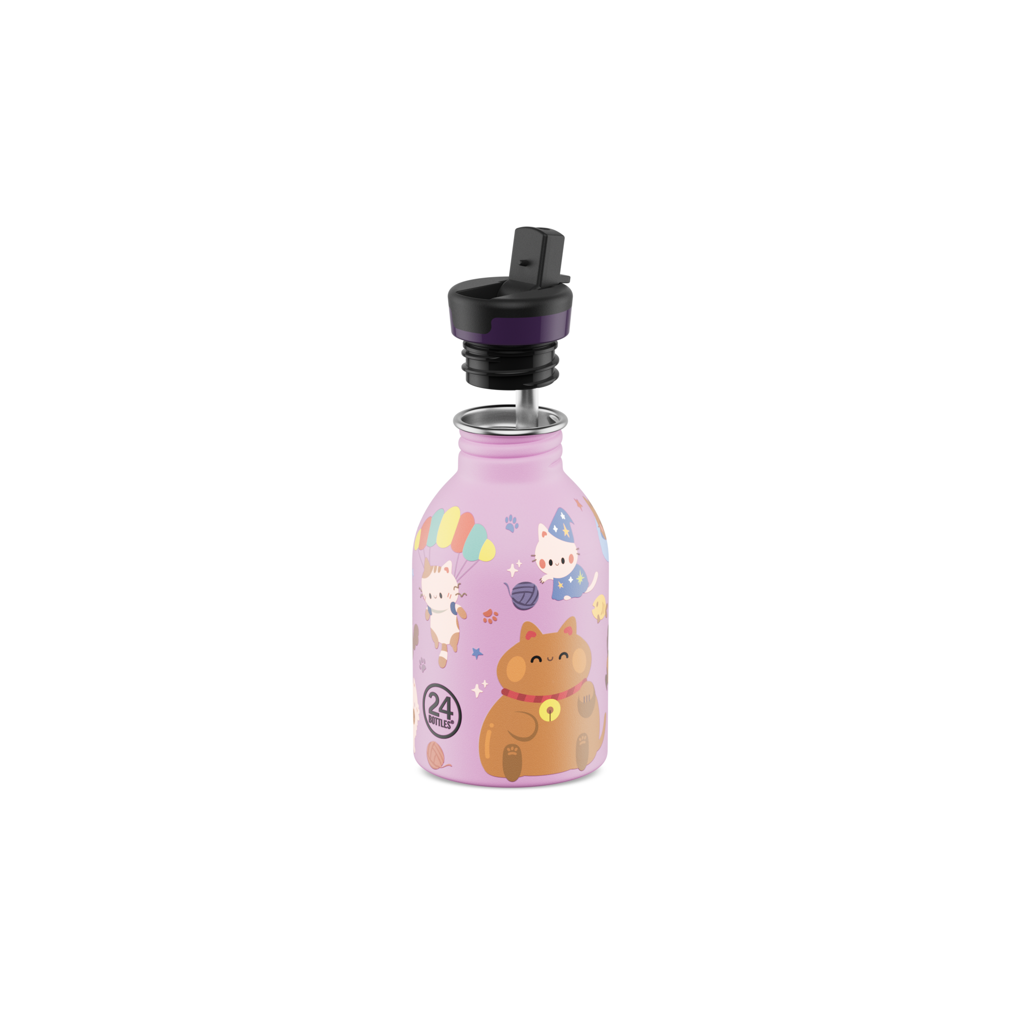 24bottles-kids-bottle-meow-friends-trinkflasche-250-ml image 2