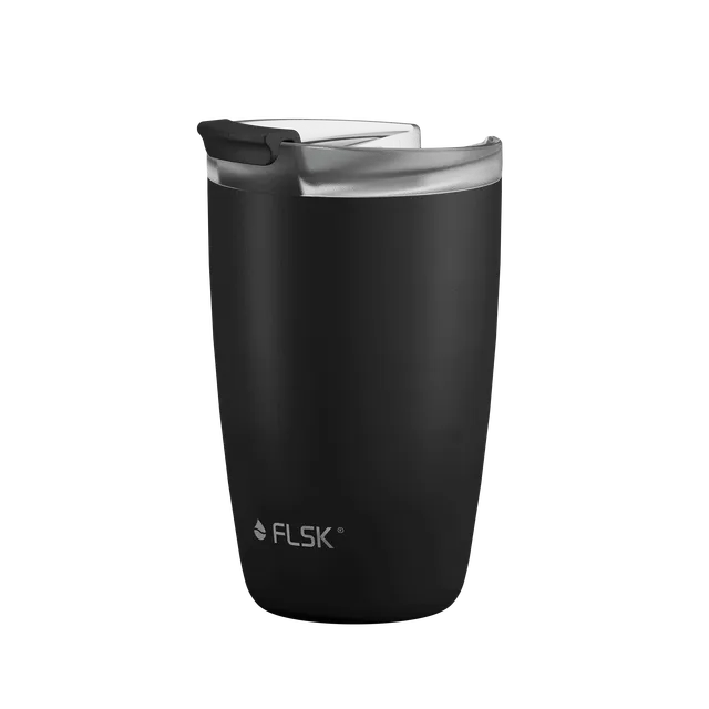 flsk-kaffeebecher-cup-coffee-to-go-350ml-black-edelstahl image 1